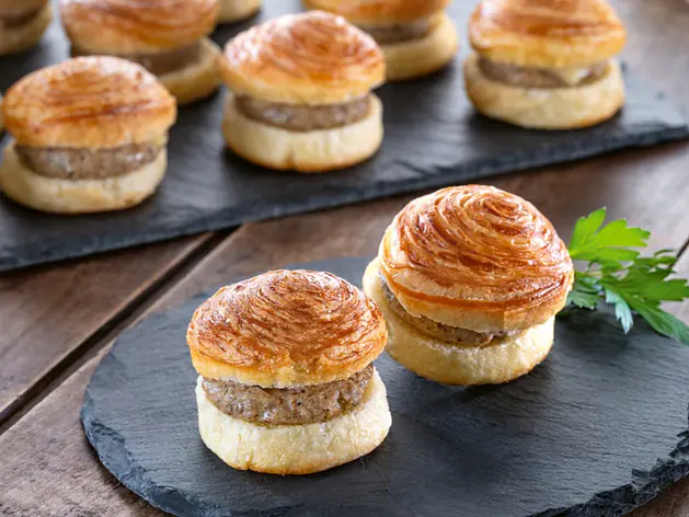 Neuer Mini-Burger: Croissant trifft Champignon