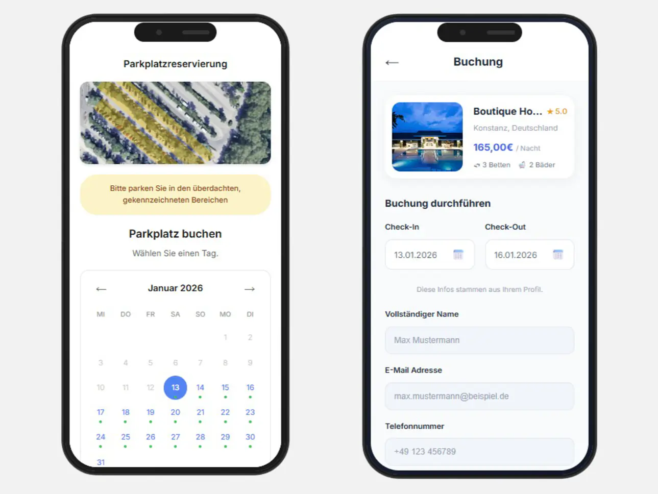 PV-Carports + Reservierungssoftware - ohne Investment