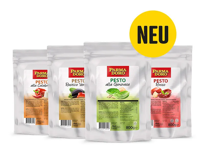 Pestos im Stehbeutel