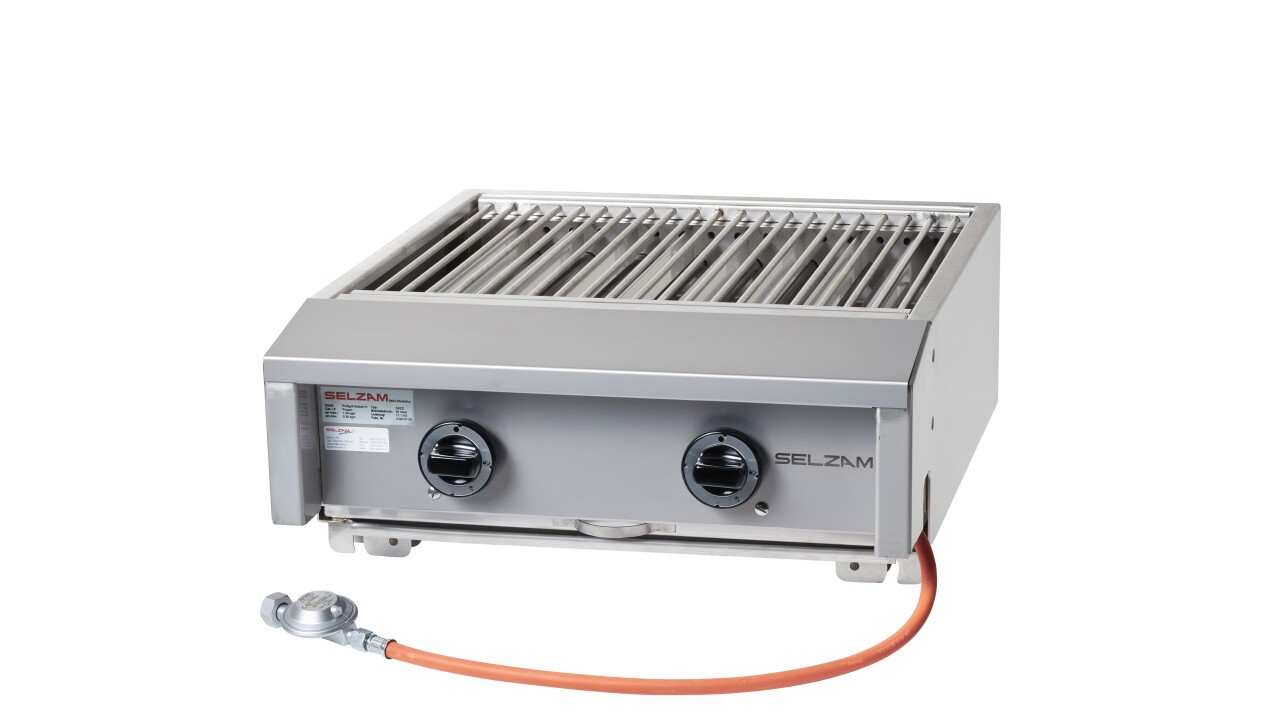 Der GKZS ist mit 8 Brennern, 17100 Watt Leistung und 50 x 45 cm Grillfläche, unser kompakte Variante